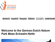 Tablet Screenshot of naturpark-msn.de